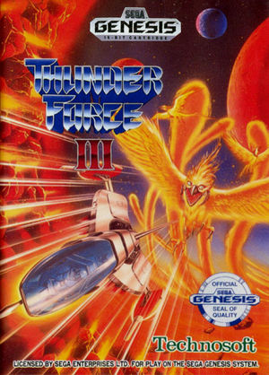 Cover for Thunder Force III.