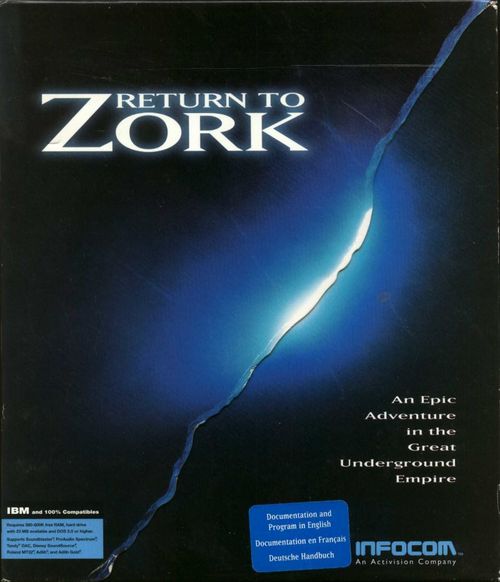 Cover for Return to Zork.