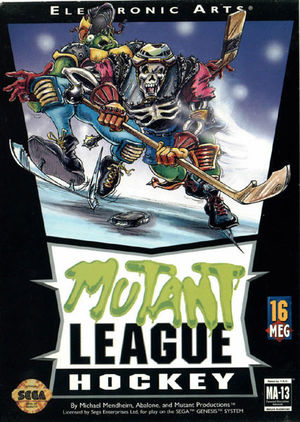 Cover for Mutant League Hockey.