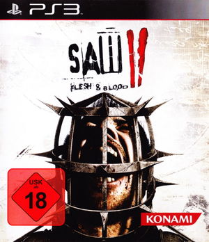 Cover for Saw II: Flesh & Blood.