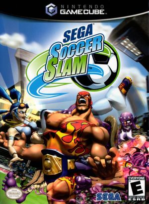 Cover for Sega Soccer Slam.