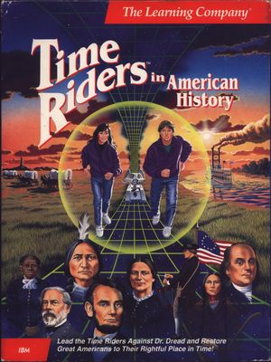 Cover for Time Riders in American History.
