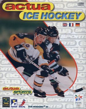 Cover for Actua Ice Hockey.