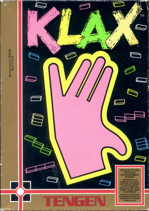 Cover for Klax.
