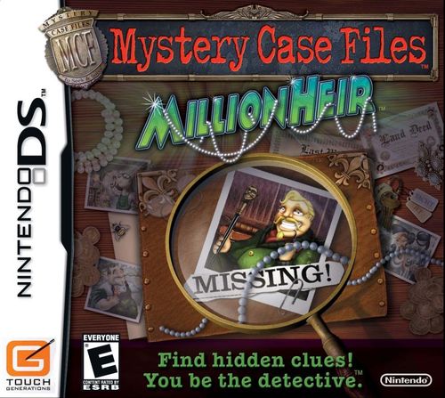 Cover for Mystery Case Files: MillionHeir.