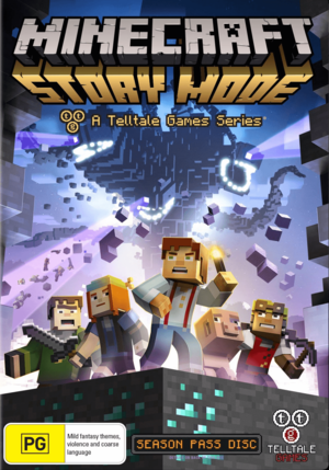 Cover for Minecraft: Story Mode.