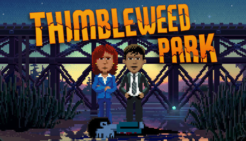Cover for Thimbleweed Park.