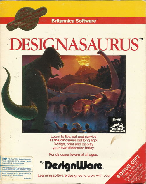 Cover for Designasaurus.