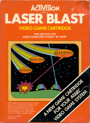 Cover for Laser Blast.