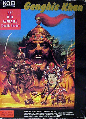 Cover for Genghis Khan.