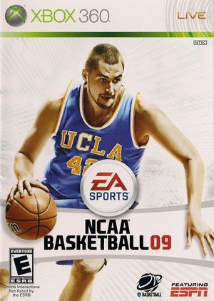 Cover for NCAA Basketball 09.