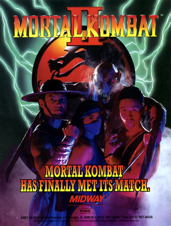 Cover for Mortal Kombat II.