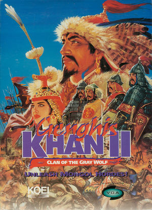 Cover for Genghis Khan II: Clan of the Gray Wolf.