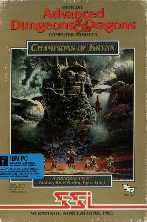 Cover for Champions of Krynn.