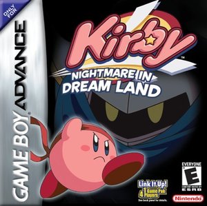 Cover for Kirby: Nightmare in Dream Land.