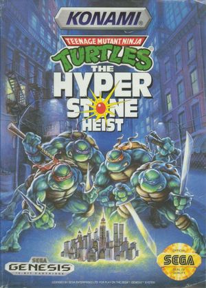Cover for Teenage Mutant Ninja Turtles: The Hyperstone Heist.