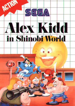 Cover for Alex Kidd in Shinobi World.