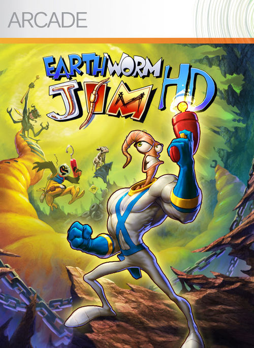 Cover for Earthworm Jim HD.