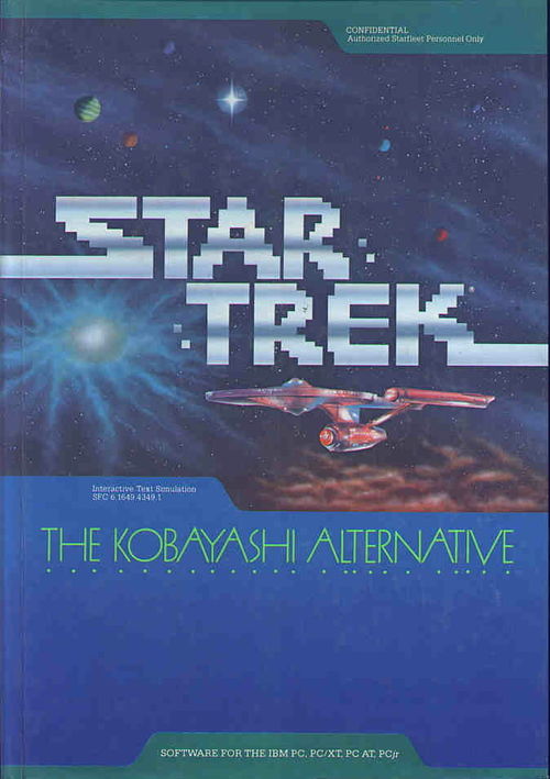 Cover for Star Trek: The Kobayashi Alternative.