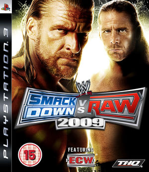 Cover for WWE SmackDown vs. Raw 2009.