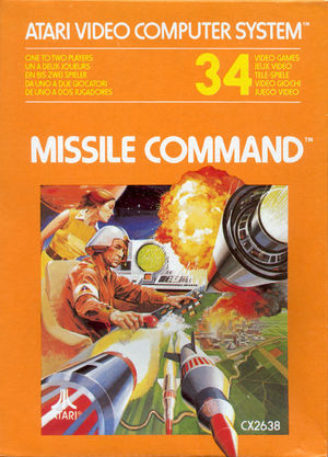 Cover for Missile Command.