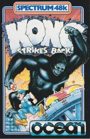 Cover for Kong Strikes Back!.