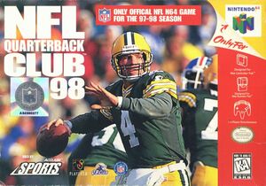 Cover for NFL Quarterback Club 98.