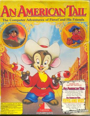 Cover for An American Tail: The Computer Adventures of Fievel and His Friends.
