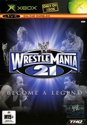 Cover for WWE WrestleMania 21.