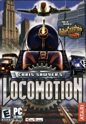 Cover for Chris Sawyer's Locomotion.