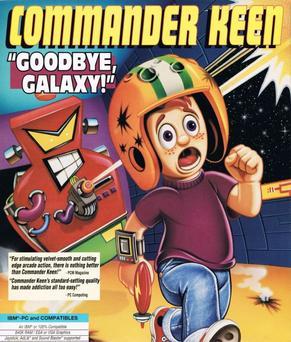 Cover for Commander Keen Episode 4: The Secret of the Oracle.