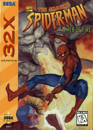 Cover for Spider-Man: Web of Fire.