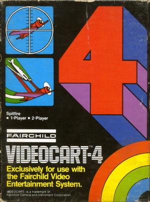 Cover for Videocart-4: Spitfire.