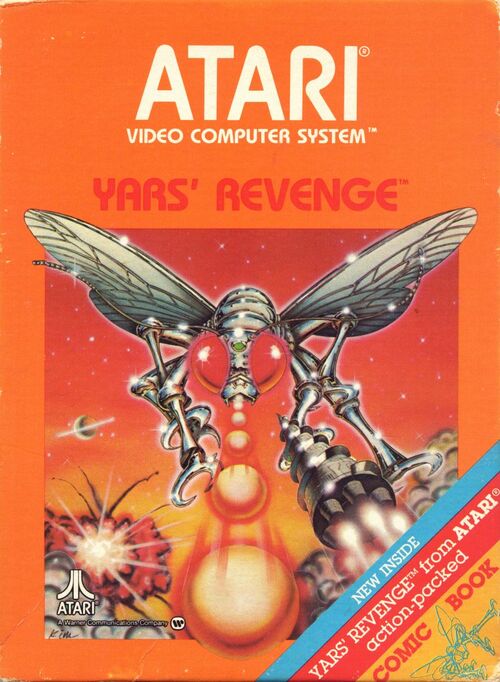 Cover for Yars' Revenge.