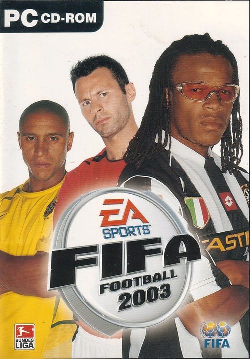 Cover for FIFA Football 2003.