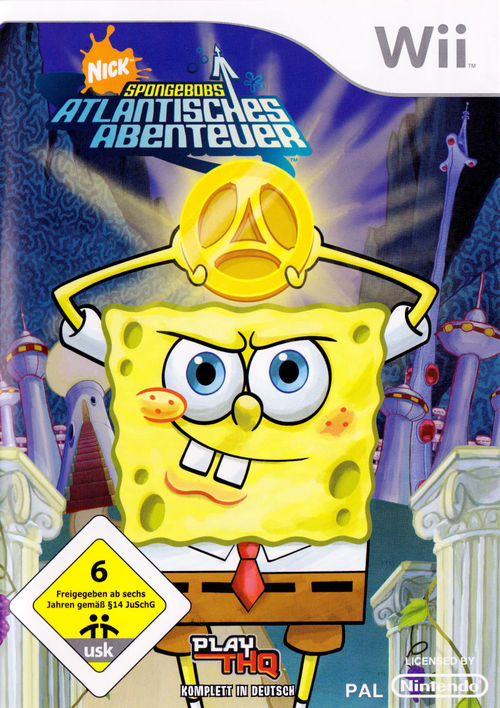 Cover for SpongeBob's Atlantis SquarePantis.