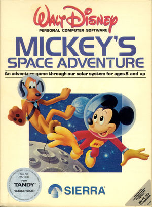 Cover for Mickey's Space Adventure.
