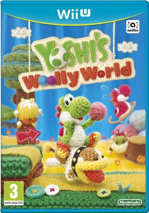 Cover for Yoshi's Woolly World.