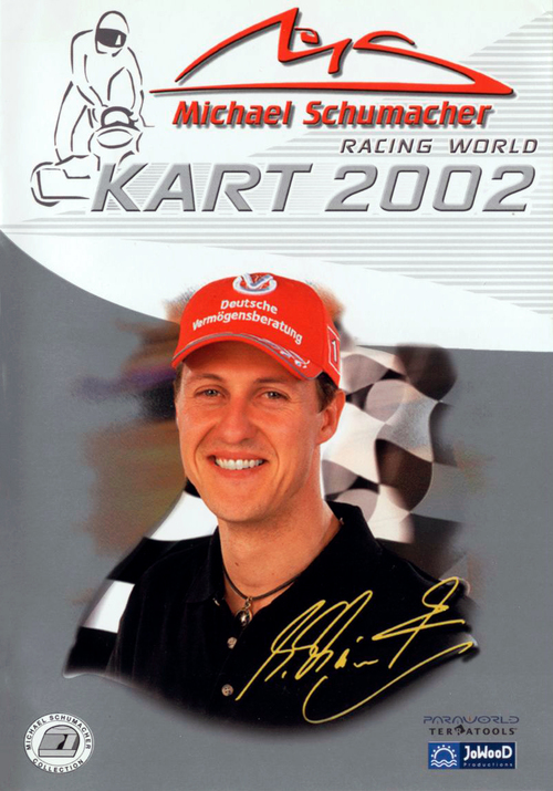 Cover for Michael Schumacher Racing World Kart 2002.