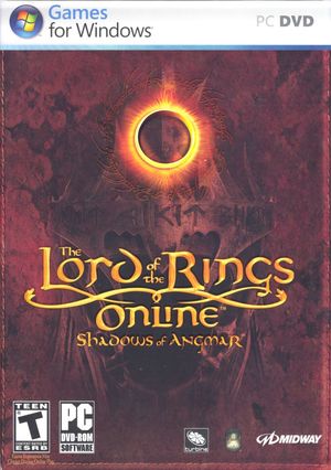 Cover for The Lord of the Rings Online: Shadows of Angmar.