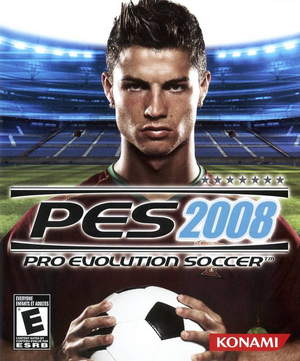 Cover for Pro Evolution Soccer 2008.