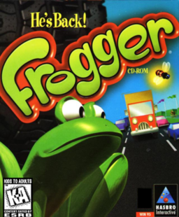 Cover for Frogger.