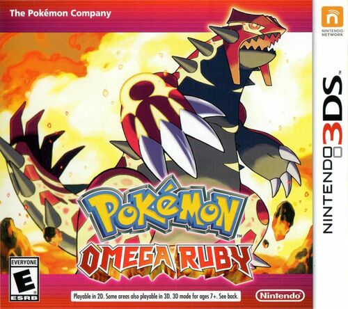 Cover for Pokémon Omega Ruby.