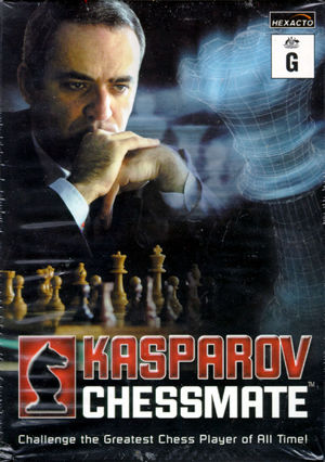 Cover for Kasparov Chessmate.