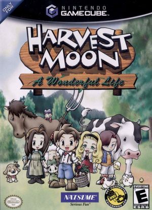 Cover for Harvest Moon: A Wonderful Life.