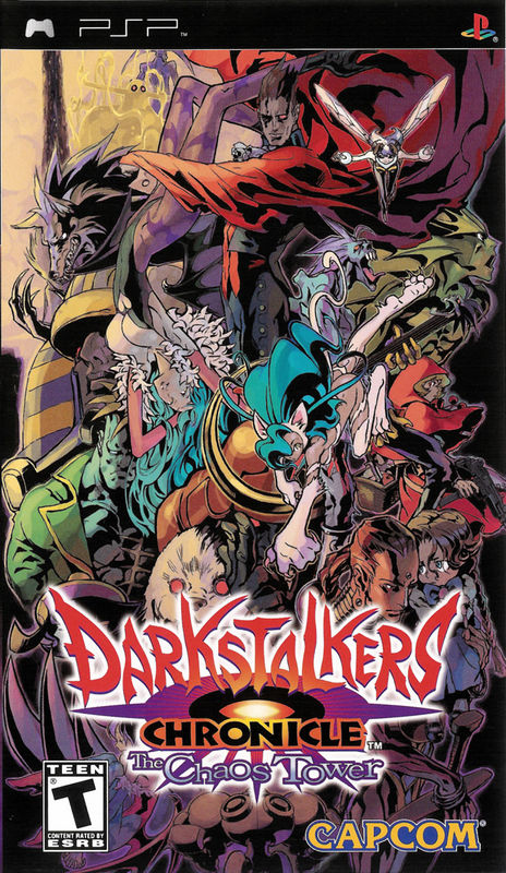 Cover for Darkstalkers Chronicle: The Chaos Tower.