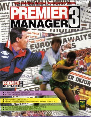 Cover for Premier Manager 3.