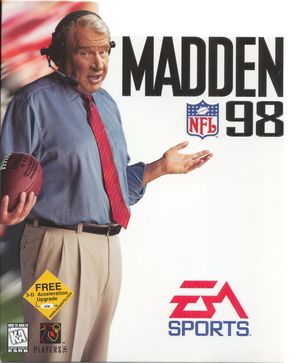 Cover for Madden NFL 98.