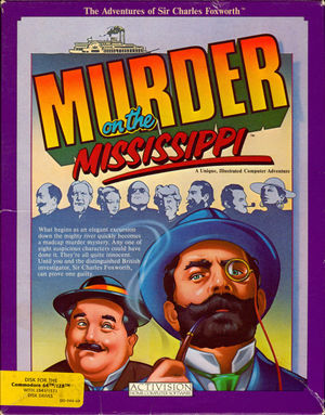 Cover for Murder on the Mississippi.