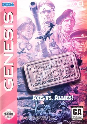 Cover for Operation Europe: Path to Victory.